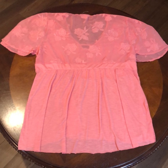 Torrid Floral Embroidered Babydoll Top 3X NWOT - Picture 5 of 8